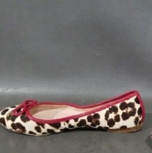 EUC Kate Spade leopard print ballet flats